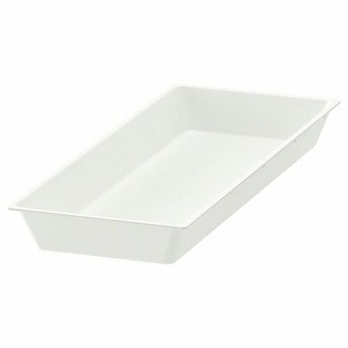 イケア（IKEA） キッチンツール用トレイ ホワイト白 20x50cm m80486413