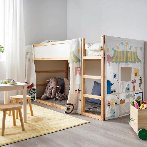 IKEA イケア ベッドカーテン 市場のお店 m80506147 KURA 