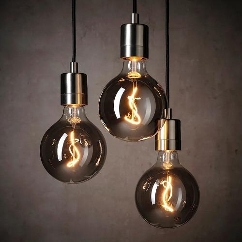 イケア（IKEA） LED電球 E26 140ルーメン 球形 グレークリアガラス