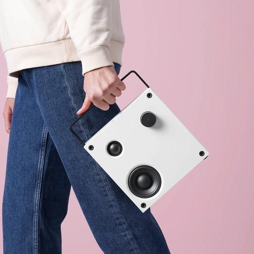 イケア（IKEA） Bluetooth スピーカー ホワイト白/第3世代 20x20cm