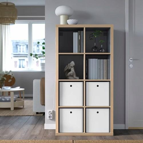 イケア（IKEA） 収納ボックス ふた付き ホワイト 32x32x32cm m80526876