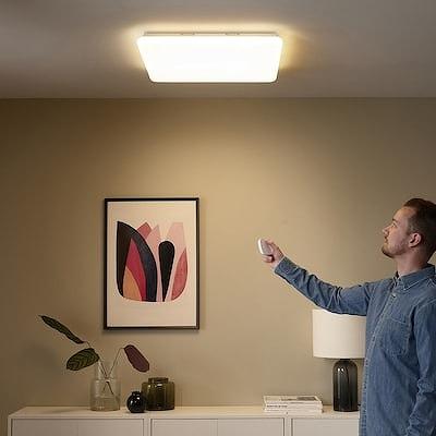 イケア（IKEA） LED天井照明パネル スマート 調光可能 ホワイト
