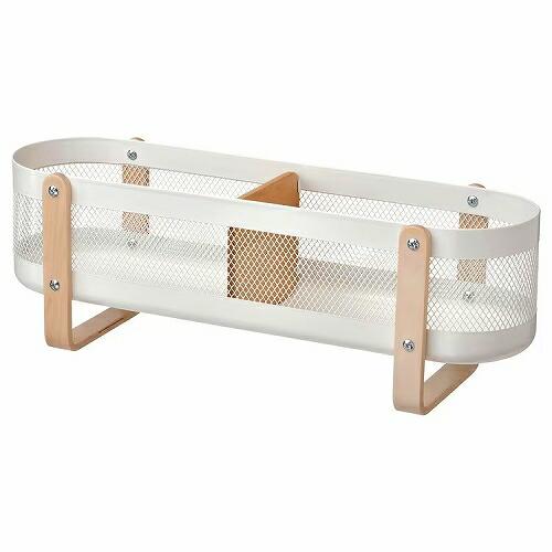 イケア（IKEA） デスクオーガナイザー ホワイト 白 50x16x17cm