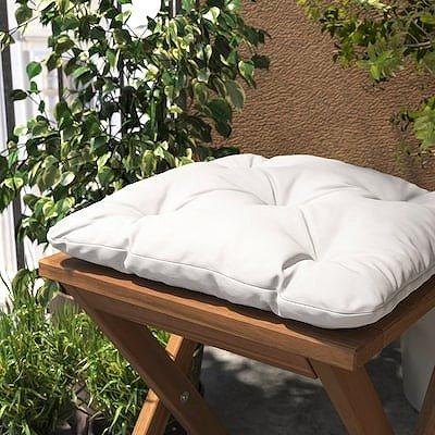 イケア（IKEA） シートクッション 屋外用 ライトグレーベージュ