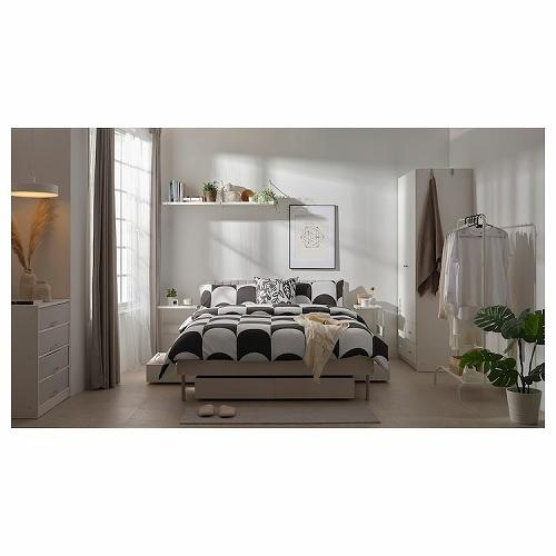 イケア（IKEA） サイドテーブル ホワイト 白 42x30cm m80556062