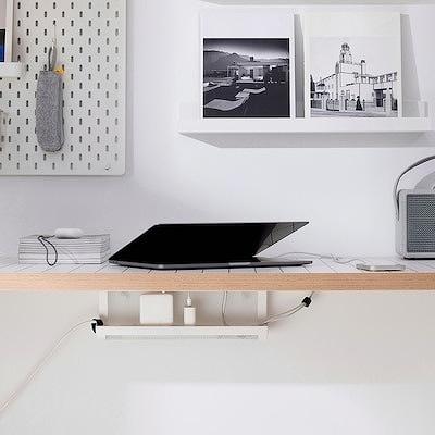 イケア（IKEA） ケーブル用収納トレイ ホワイト 38cm m80573189