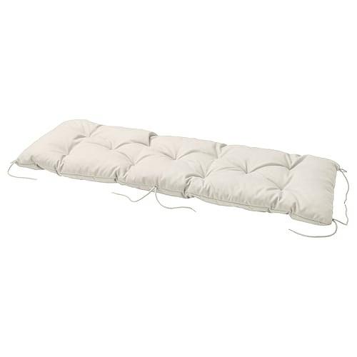 イケア（IKEA） ベンチ用クッション 屋外用 ライトグレーベージュ