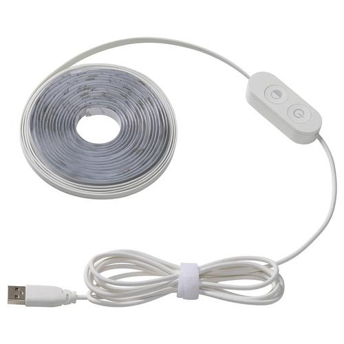 イケア（IKEA） LEDテープライト USB付き 色調節可能 3m m80609715