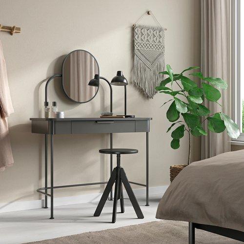 IKEA イケア　ルードストルプ　スツール　ブラック　高さ調整可能44-55cm イケア（IKEA） スツール ブラック 44-55 cm m80610101 RUDSTORP