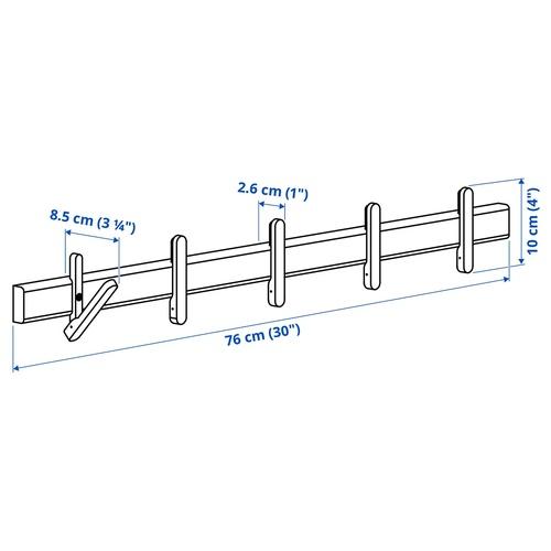 イケア（IKEA） ラック フック5個付 バーチ無垢材 m80618710 IKEA PS