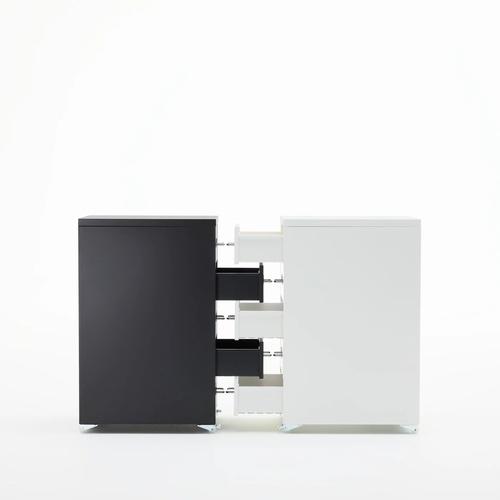 イケア（IKEA） 引き出しユニット キャスター付き ホワイト 28x65cm