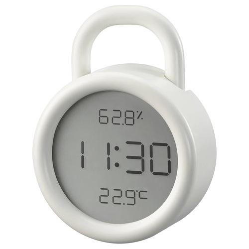 イケア（IKEA） 時計 湿度計/温度計付き ホワイト 8x3cm m80630415