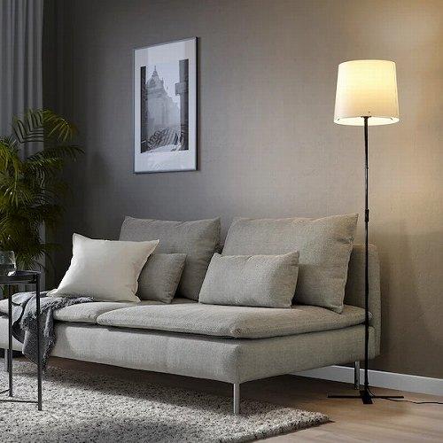 IKEA 365+ BRASAフロアランプ 　 廃番の超希少モデル 高さ角度調整 イケア（IKEA） フロアランプ ブラック ホワイト 白 150cm m90437813