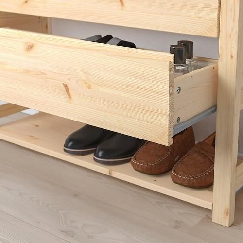 イケア（IKEA） 引き出し パイン材 80x30x18cm m90488906 IVAR