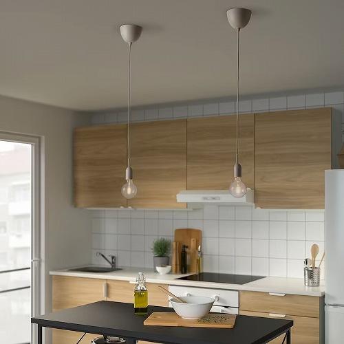 イケア（IKEA） コードセット 電球用 ベージュ 1.8 m m90504930