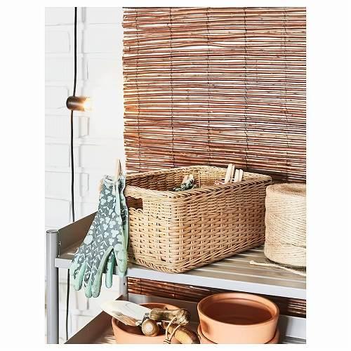 イケア（IKEA） バスケット プラスチックラタン 25x35x20cm m90513393