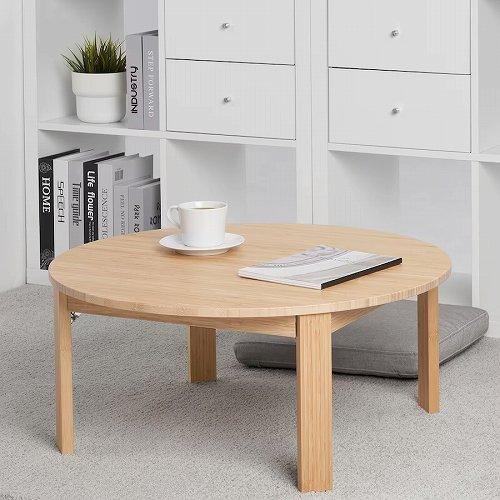 イケア（IKEA） コーヒーテーブル 折りたたみ式 竹 70cm m90543088