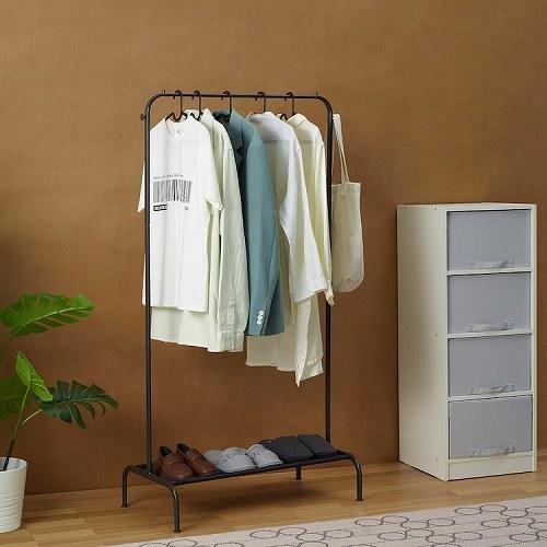 イケア（IKEA） ハンガーラック チャコール 78x147cm m90558206