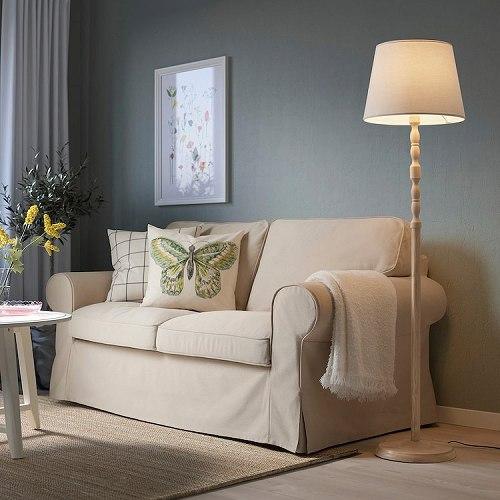 イケア（IKEA） フロアランプ アッシュ ホワイト 150cm m90559263
