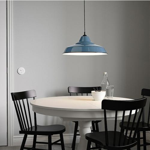 イケア（IKEA） ペンダントランプ ブルー 38cm m90564368 TRETTIOEN