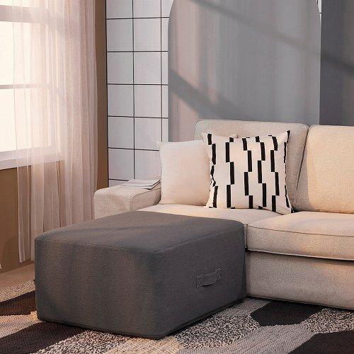 イケア（IKEA） マットレス プーフ かため ヴィースレ グレー 80x200cm