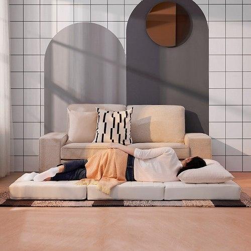 IKEA VITHÄLLヴィトヘル マットレス／プーフ かため グレー イケア（IKEA） マットレス プーフ かため ヴィースレ グレー 80x200cm