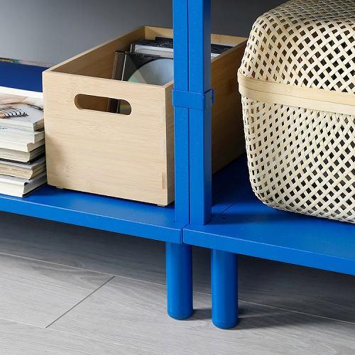 IKEA イケア 脚 ブルー メタル 11cm 4ピース m90566230 LATTHET レットヘート｜clair-kobe｜02