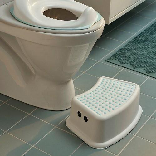 イケア（IKEA） 子ども用スツール ホワイト ターコイズ m90591319