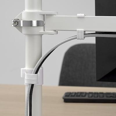 IKEA イケア ブラケット モニター1つ用 ホワイト m90591932 STUBBERGET ストゥブベルゲット_3