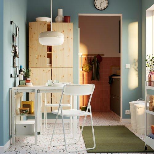 イケア（IKEA） 折りたたみチェア ホワイト m90592738 VIHALS