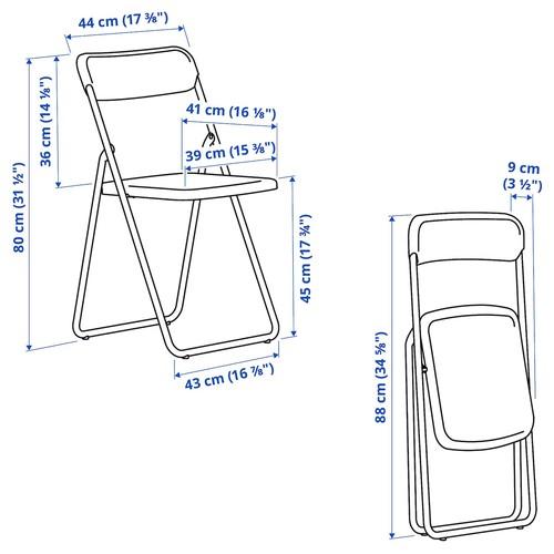 イケア（IKEA） 折りたたみチェア ホワイト m90592738 VIHALS