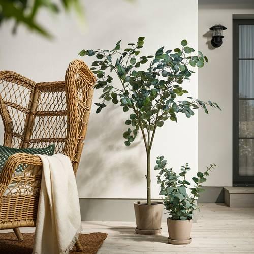 イケア（IKEA） 人工観葉植物 室内/屋外用 ユーカリ 19cm m90600875