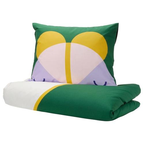 イケア（IKEA） 掛け布団カバー＆枕カバー マルチカラー シングル