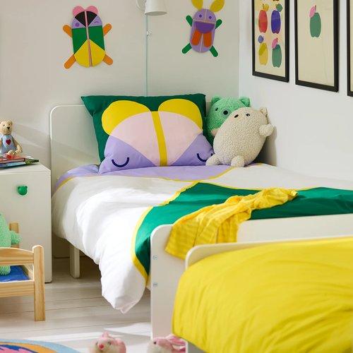 イケア（IKEA） 掛け布団カバー＆枕カバー マルチカラー シングル