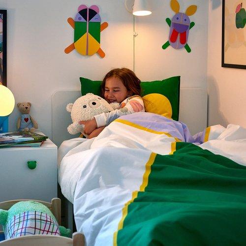 イケア（IKEA） 掛け布団カバー＆枕カバー マルチカラー シングル