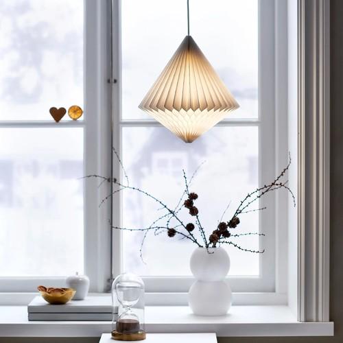 イケア（IKEA） ランプシェード ダイヤモンド形 ホワイト 32 cm