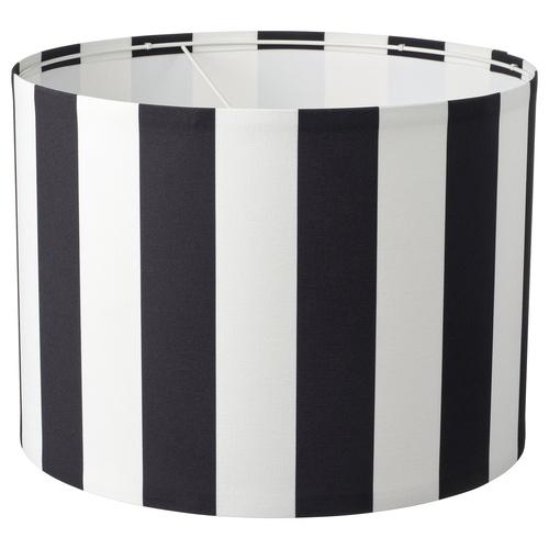 イケア（IKEA） ランプシェード ブラック/ホワイト 42cm m90607136