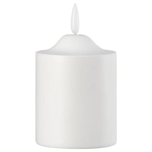 イケア（IKEA） LEDピラーキャンドル 電池式 ホワイト 9cm m90612798