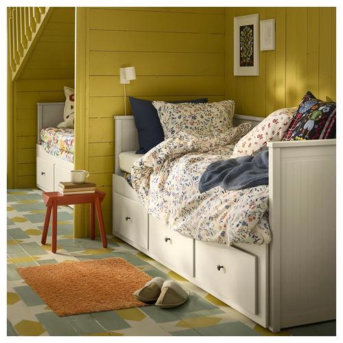 イケア（IKEA） シャギーラグ オレンジ 80x80cm m90628836 ARENDE