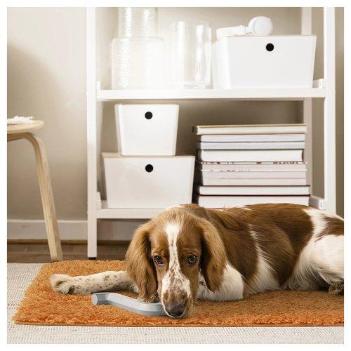 イケア（IKEA） シャギーラグ オレンジ 80x80cm m90628836 ARENDE