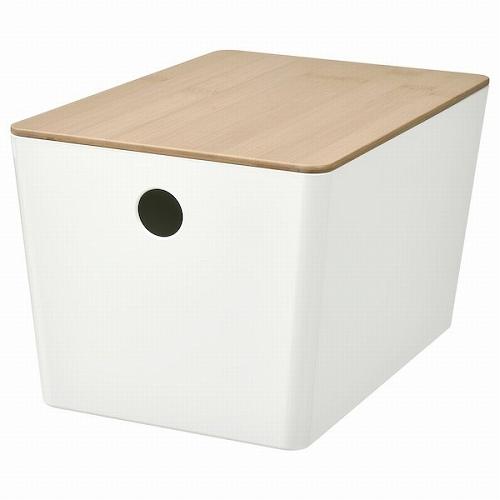 IKEA EKET エーケト KUGGIS クッギス付 ホワイト 木製ラック EKET