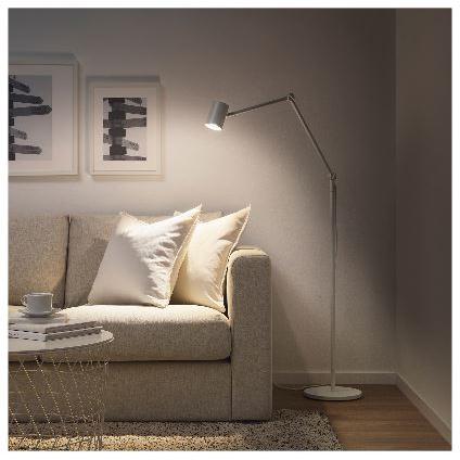 イケア（IKEA） フロア 読書 ランプ ホワイト 白 n00336781 NYMANE
