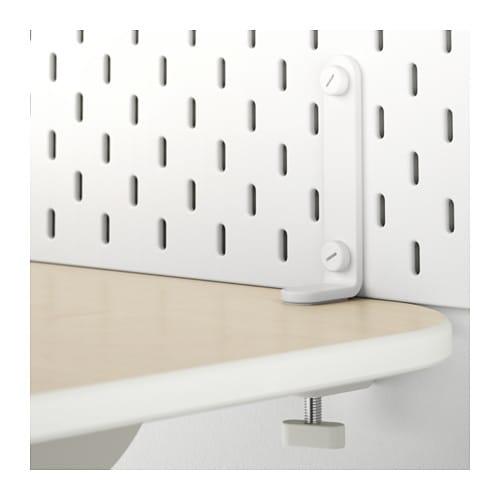 イケア（IKEA） コネクター ホワイト 白 2ピース n10320794 有孔ボード