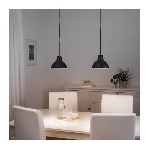 イケア（IKEA） ペンダントランプ ブラック 黒 19cm n10397397 SKURUP