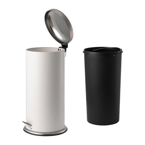 ＩＫＥＡ/イケア MJOSA：ペダル式ゴミ箱30L ホワイト イケア IKEA ペダル式ゴミ箱 30L ホワイト 白 n10422863 MJOSA
