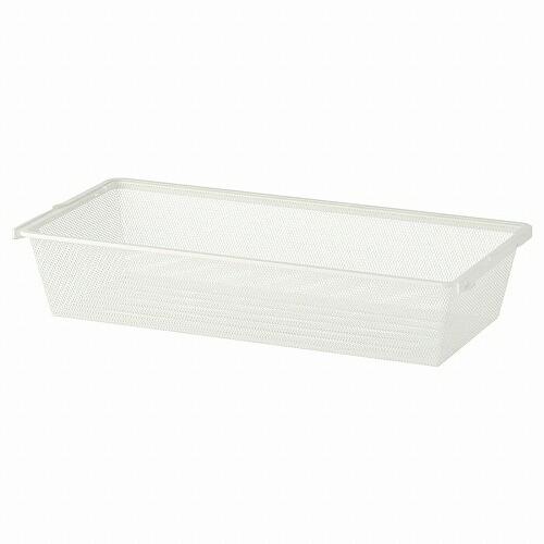 イケア（IKEA） メッシュバスケット かご ホワイト 白 80x40x15cm