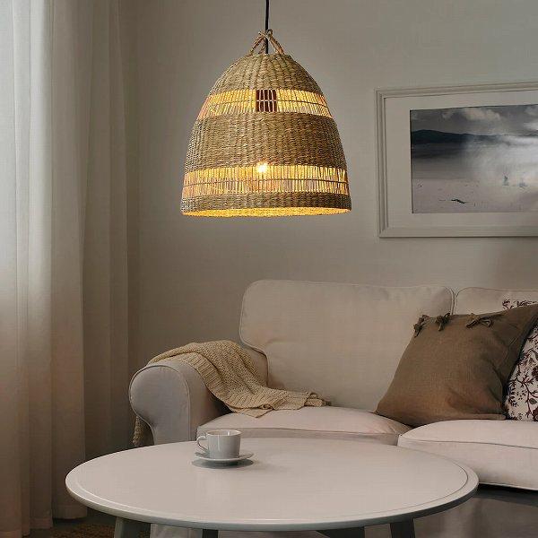 イケア（IKEA） ペンダントランプシェード シーグラス 36cm n20455457