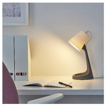 イケア（IKEA） ワークランプ ダークグレー ホワイト 白 n30358494