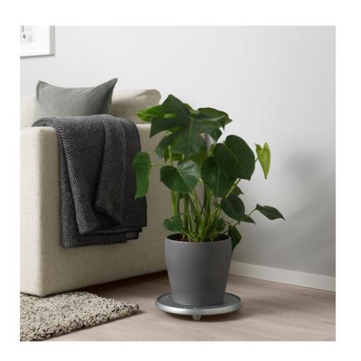 イケア（IKEA） 鉢カバー 6号 ダークグレー 19cm PERSILLADE