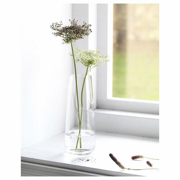 IKEA イケア 花瓶 クリアガラス 高さ15cm n50457775 BERAKNA ベレークナ｜clair-kobe｜02